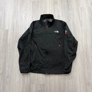 The North Face Summit Series Soft Shell Jacket Medium Black Full Zip Outdoors